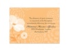 Moonlight Blossoms - Tangerine - Reception Card