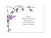 Iris Floral - Reception Card