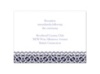 New Tradition - Lapis -  Reception Card