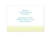 New Tradition - Key Lime -  Reception Card