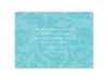 Treasured Jewels Pattern - Pool - Reception Card