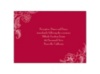 Cascading Blossoms - Apple - Reception Card