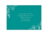 Cascading Blossoms - Jade - Reception Card