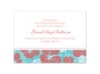 Tropical Floral - Guava - Reception Card