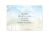 Palm Tree Beach - Reception Card
