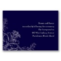 Tapestry -  Lapis  - Reception Card
