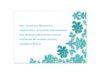 Vibrant Pattern - Jade - Reception Card