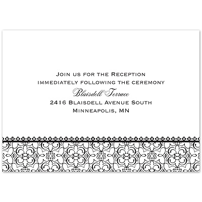 Imperial Byzantine Border - Reception Card