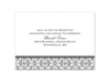 Imperial Byzantine Border - Reception Card