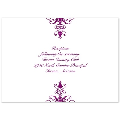 Imperial Ornamental Band - Reception Card