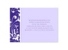 Forever Color - Regency - Reception Card