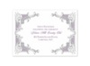Sterling Flourish - Reception Card