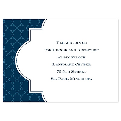 Lasting Impression - Reception Card