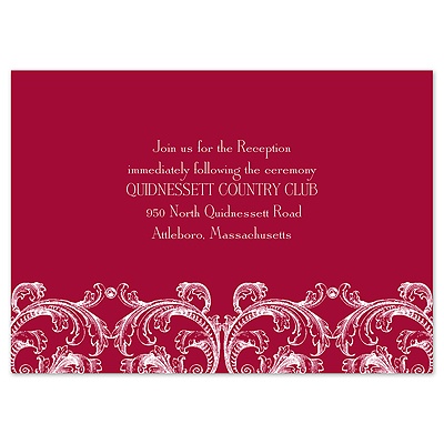 Aristocrat - Reception Card