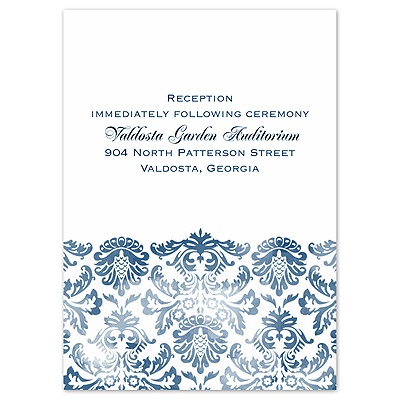 Very Vintage - Reception Card