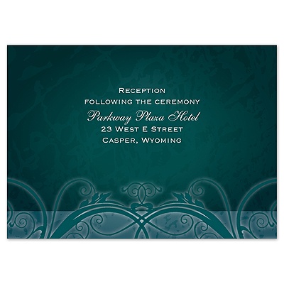 Tender Love - Gem - Reception Card