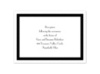 Treasured Jewels Border - Bright White - Reception Card