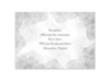 Treasured Jewels - Vintage Roses - Reception Card