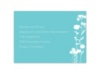 Field of Flowers - Pool - Reception Card