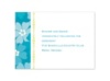 Captivating Floral - Malibu - Reception Card
