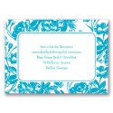 Vintage Floral Photo - Malibu - Reception Card