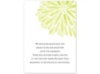 Burst of Color - Key Lime - Reception Card