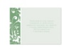Forever Color - Clover - Reception Card