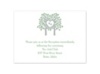 Naturally Love - Clover - Reception Card