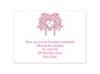 Naturally Love - Watermelon - Reception Card