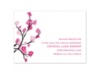 Budding Beauty - Reception Card