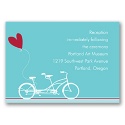 Bicycle Built For Two - Reception Card