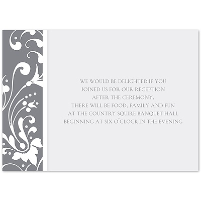 Forever Color - Mercury - Reception Card