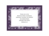 Perfect Paisley - Plum - Reception Card