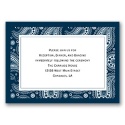 Perfect Paisley - Peacock - Reception Card