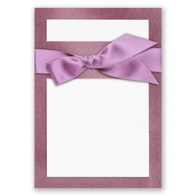 Treasured Gems - Amethyst & Bright White - DIY Invitation Kit