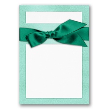Treasured Gems - Aquamarine & Bright White - DIY Invitation Kit