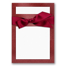 Treasured Gems - Garnet & Bright White - DIY Invitation Kit