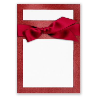 Treasured Gems - Garnet & Bright White - DIY Invitation Kit