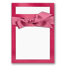 Treasured Gems - Hot Pink & Bright White - DIY Invitation Kit