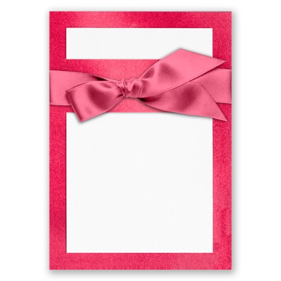 Treasured Gems - Hot Pink & Bright White - DIY Invitation Kit