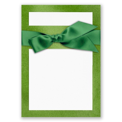 Treasured Gems - Green Topaz & Bright White - DIY Invitation Kit