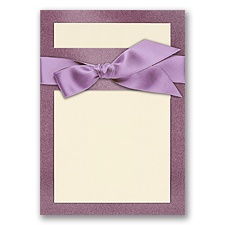 Treasured Gems - Amethyst & Ecru - DIY Invitation Kit