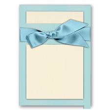 Treasured Gems - Blue Topaz & Ecru - DIY Invitation Kit