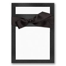 Treasured Gems - Onyx & Bright White - DIY Invitation Kit
