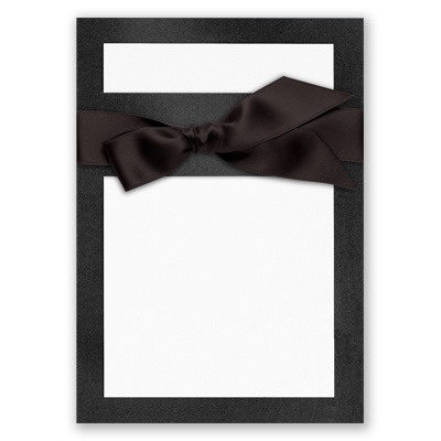 Treasured Gems - Onyx & Bright White - DIY Invitation Kit
