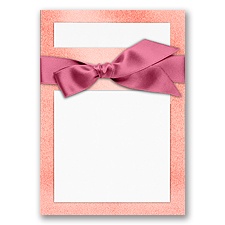 Treasured Gems - Rose Quartz & Bright White - DIY Invitation Kit