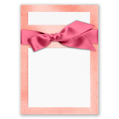 Treasured Gems - Rose Quartz & Bright White - DIY Invitation Kit