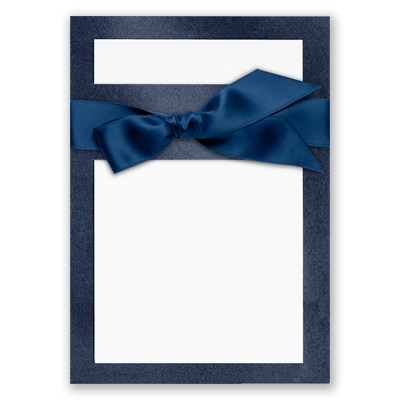 Treasured Gems - Sapphire & Bright White - DIY Invitation Kit