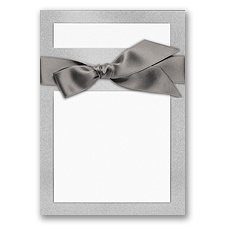 Treasured Gems - Silver Quartz & Bright White - DIY Invitation Kit