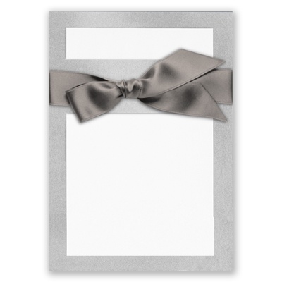 Treasured Gems - Silver Quartz & Bright White - DIY Invitation Kit